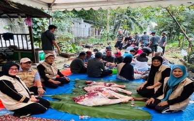 Lazismu Kabupaten Tangerang Salurkan 10 Sapi dan 11 Kambing Qurban 1447 H ke Berbagai Wilayah Banten